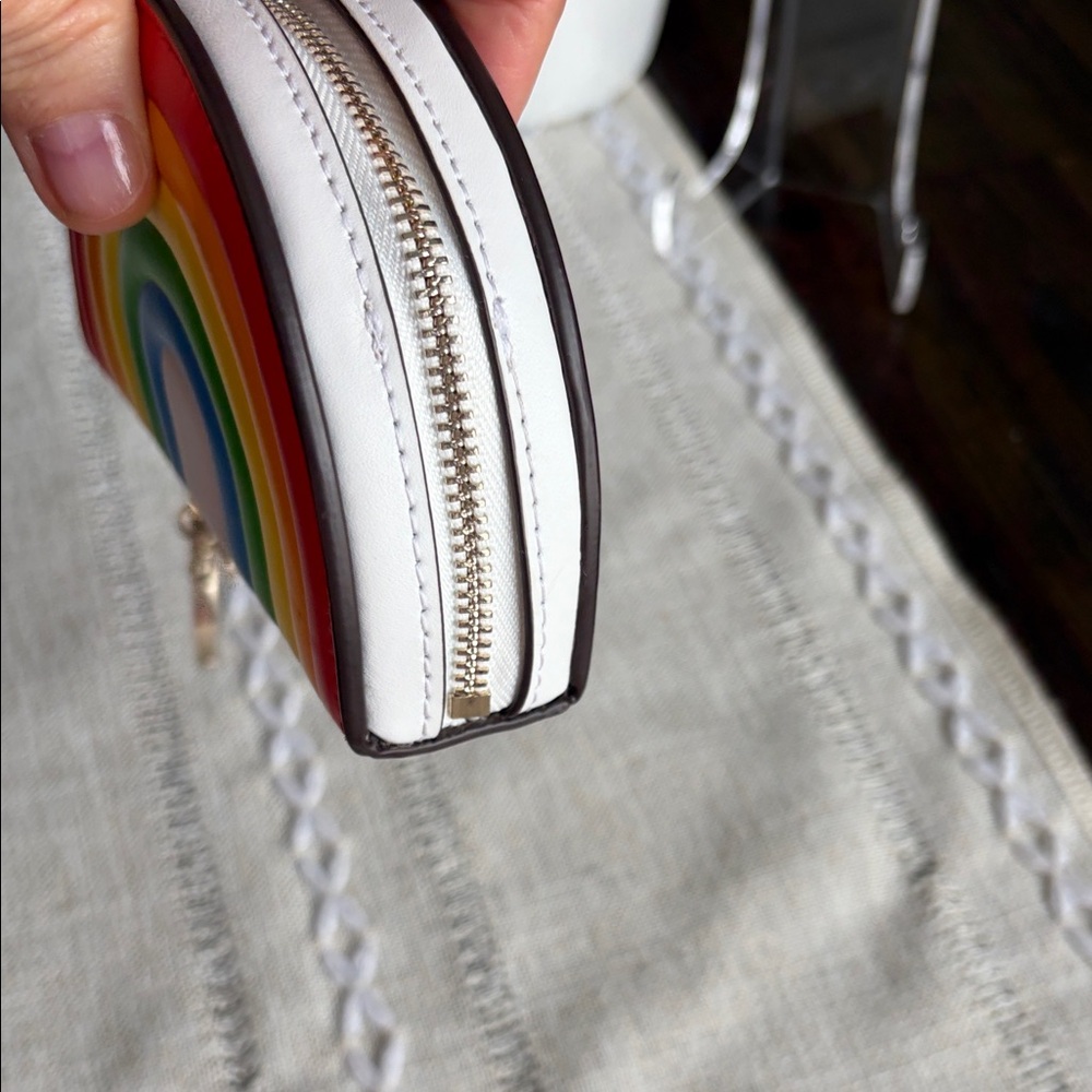 NWOT Kate Spade New York Pride Rainbow coin purse - Picture 3 of 10